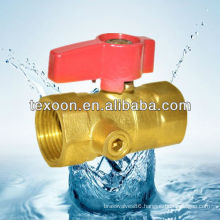 brass gas ball valves with drain (female thread) CSA UL